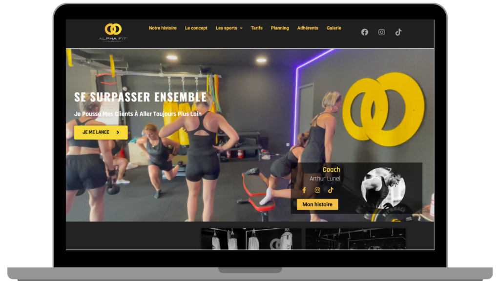 réalisations visuel alphafit réalisation